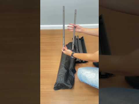 Vídeo ilustrativo de mesa dobrável para camping. Modelo equivalente: aparência, medidas e acessórios podem variar. Confira as características e os itens inclusos na descrição.